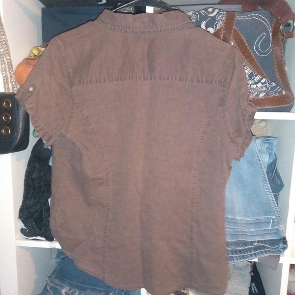 Old Navy large button up top - Picture 2 of 5